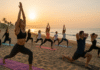 Bienestar en la arena: sesiones gratuitas de yoga y latin fitness este fin de semana en Gandia Yoga Playa Gandia