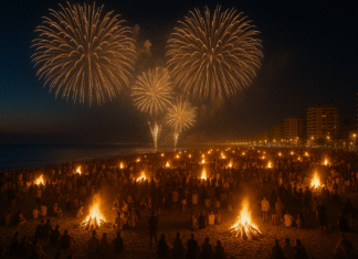 Noche de San Juan Gandia 2025: fuego, música y tradición / (23 junio 2025)