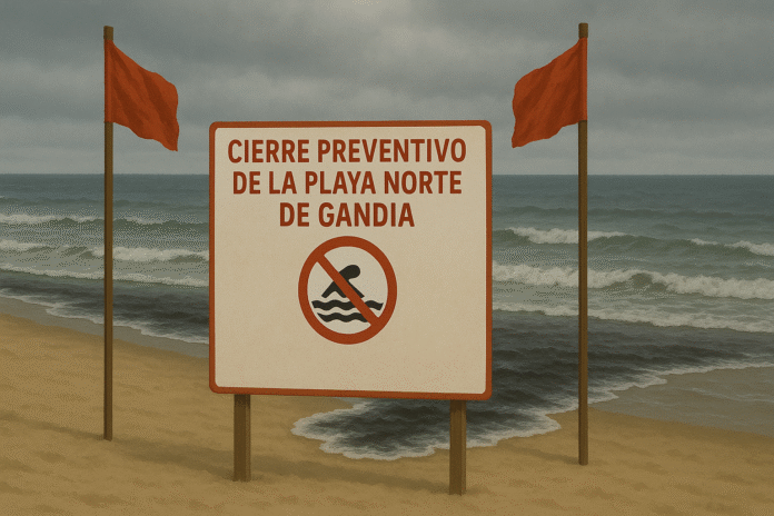 cierre preventivo Playa Norte