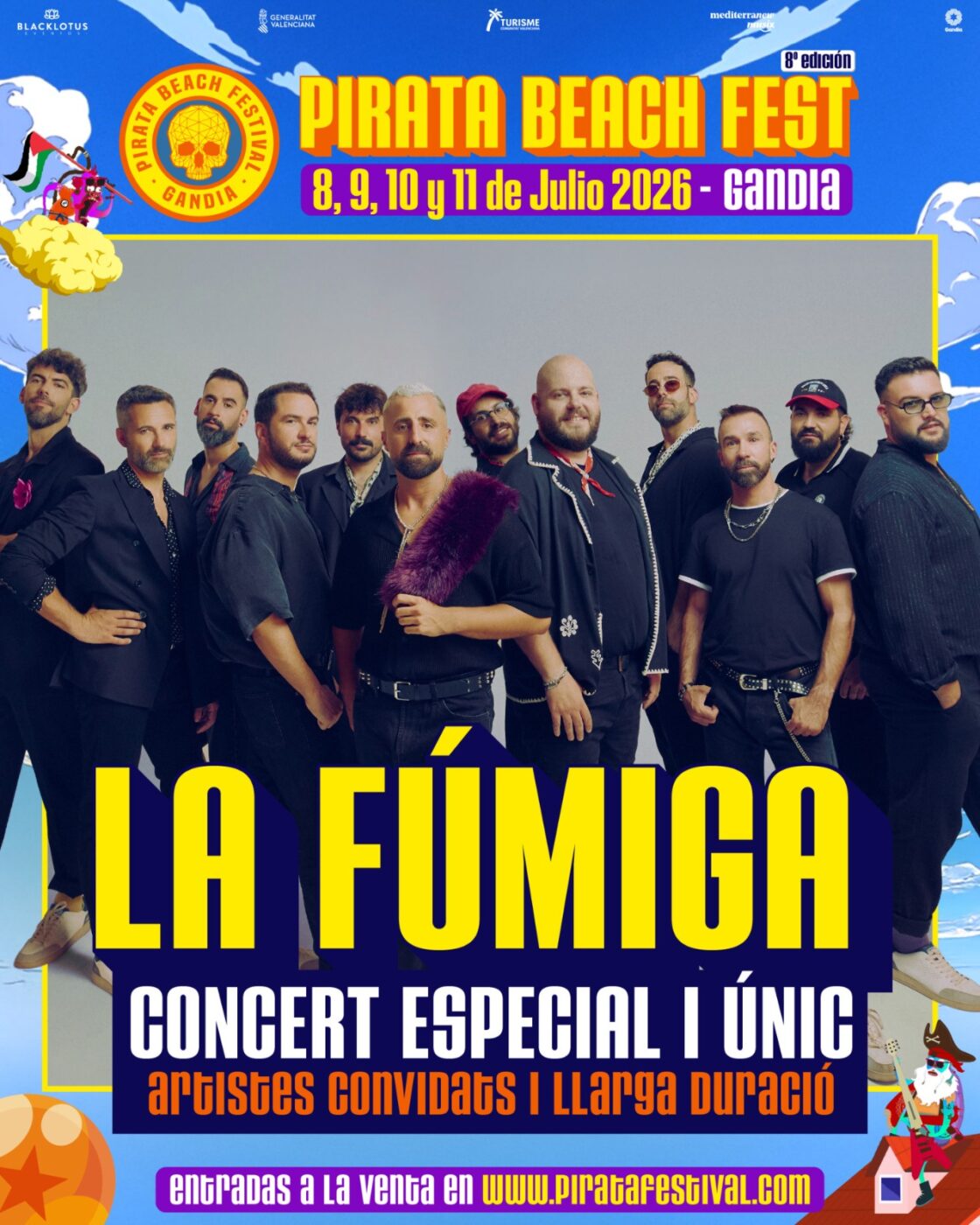 CARTEL LA FÚMIGA PIRATA BEACH FEST 2026