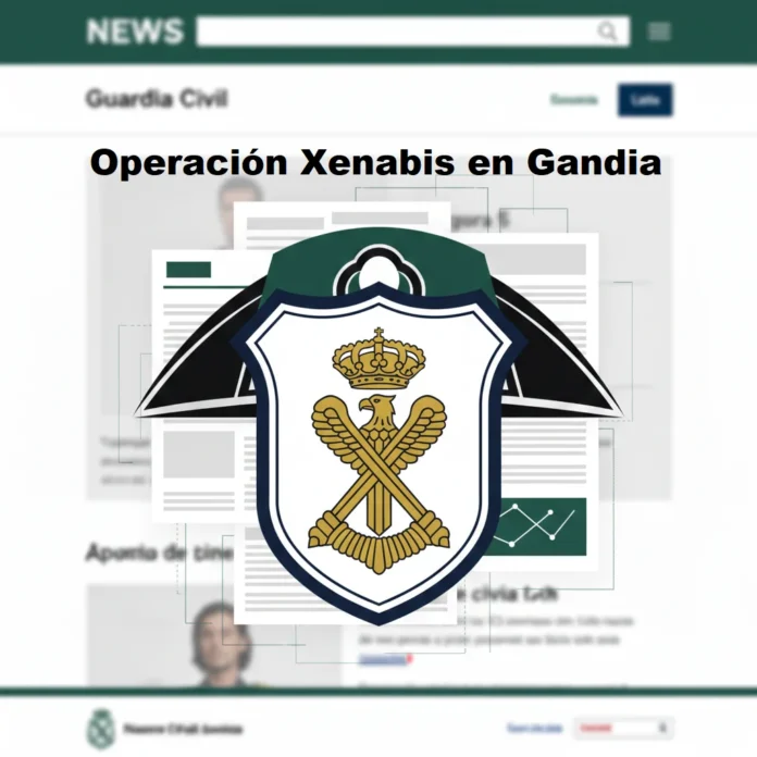 Operación Xenabis en Gandia
