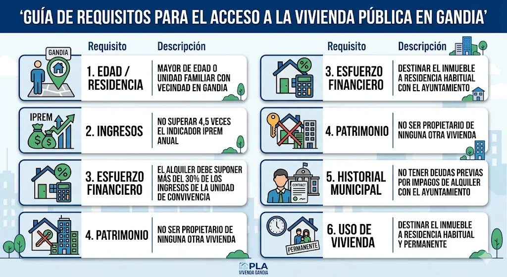 Ayudas a la vivienda en Gandía: una guía práctica 1 Requisitos y Proceso