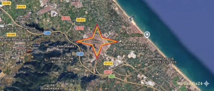Terremoto en Oliva