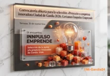 Gandia busca su mejor empresa innovadora Certamen Nacional Innpulso Emprende 2026