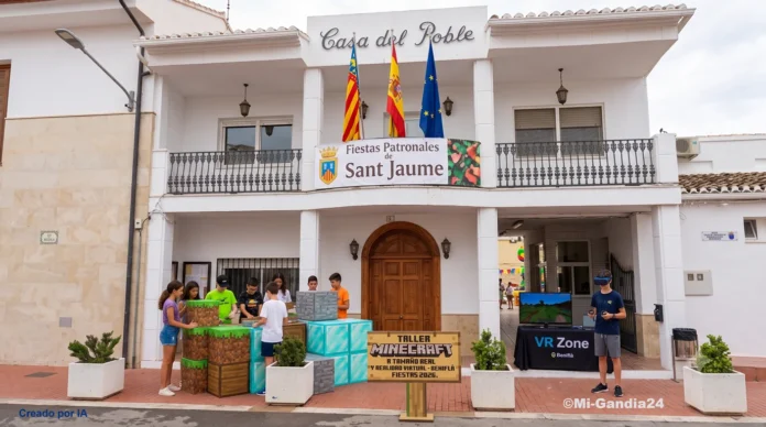 Beniflà estrena en La Safor un innovador taller de Minecraft