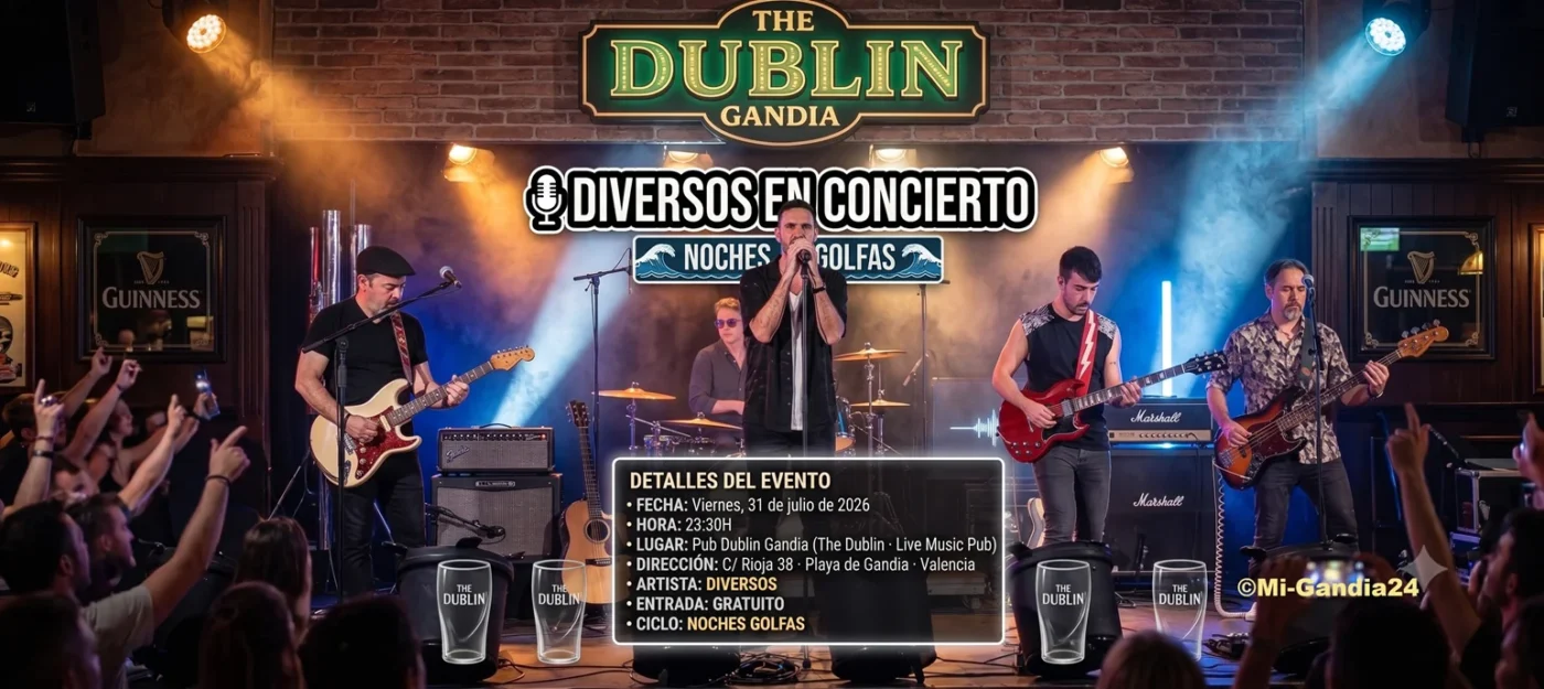 Diversos en Pub Dublin Gandia