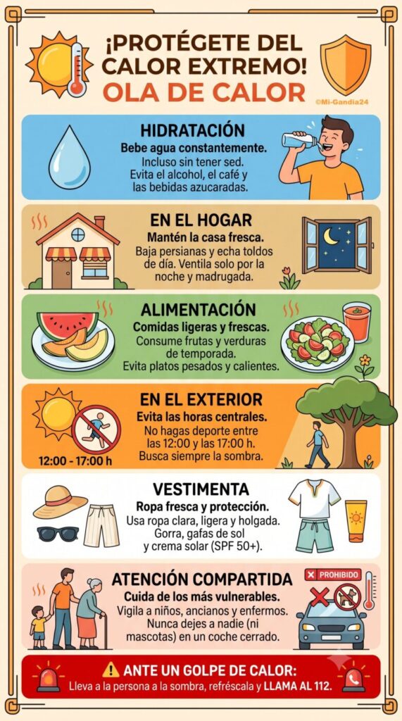 Guía completa para sobrevivir a una ola de calor