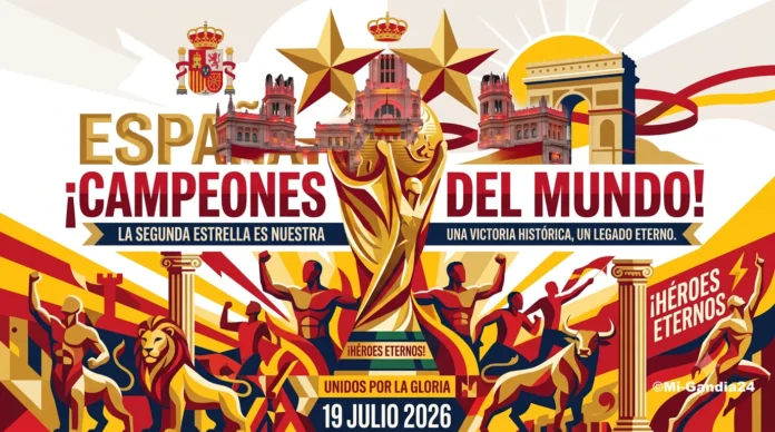 ¡España es Bicampeona del Mundo! ¡España es Bicampeona del Mundo!
