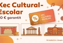 Gandia reactiva el Cheque Cultural-Escolar con 30 euros por alumno Xec Cultural-Escolar: 30 euros garantizados para teatro, museos y educación