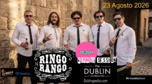 Ringo Rango en concierto, 23 de agosto de 2026 a las 12:30h. Vermut Session en The Dublin Live Music Pub