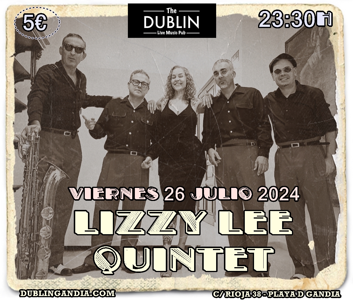 NOCHES GOLFAS – «LIZZY LEE QUINTET»