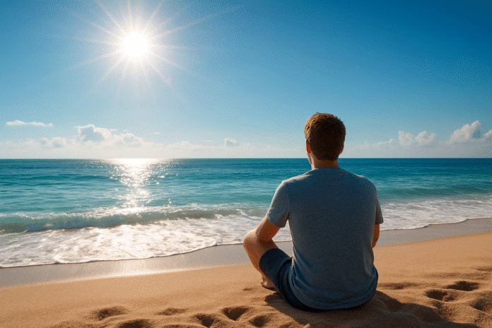 sol, mar y salud mental