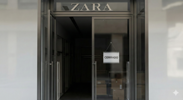 Zara cerrado Zara cerrado