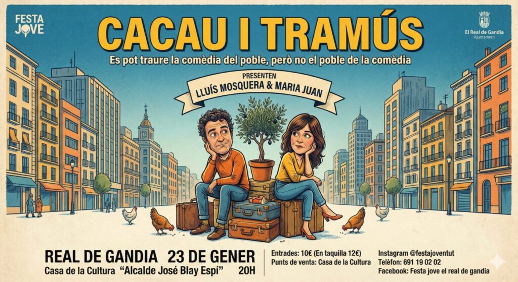 Comedia - Cacau i Tramús - El Real de Gandia 1