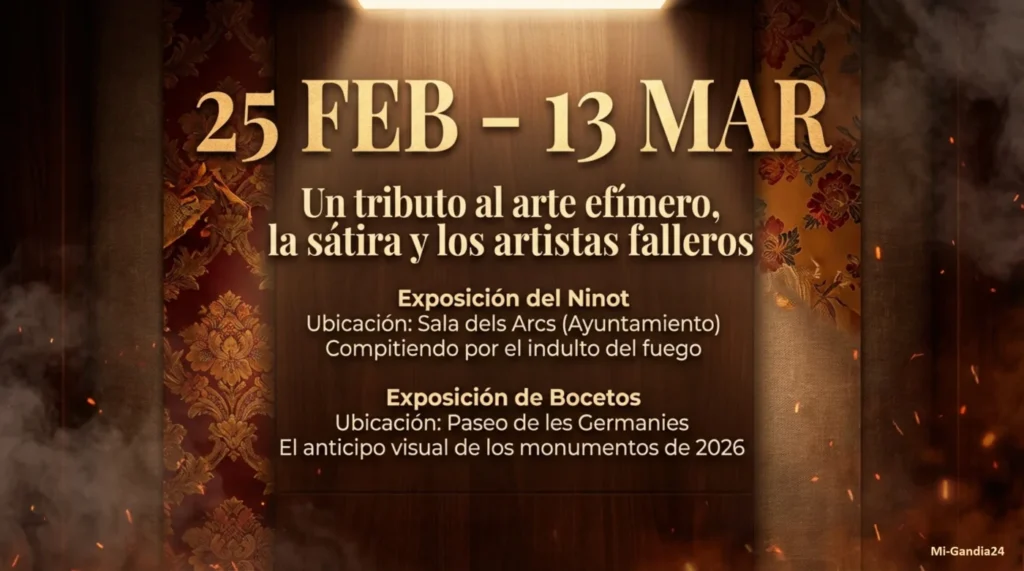 Guía de las Fallas de Gandia 2026