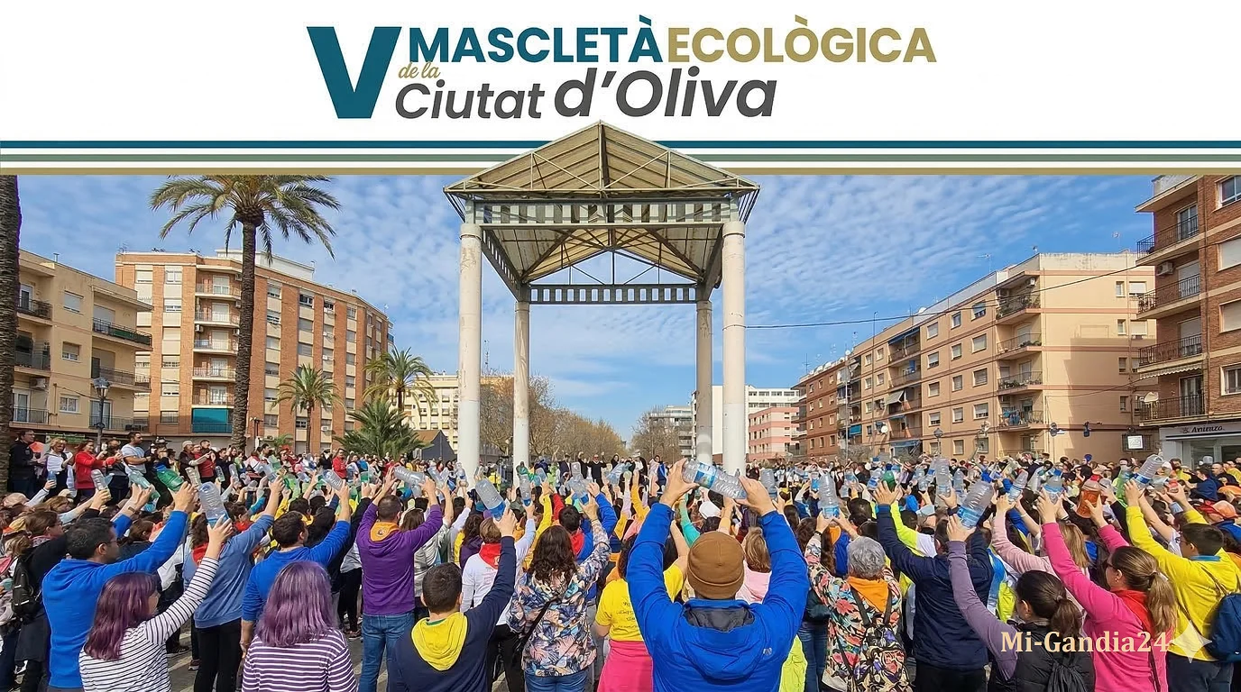 V Mascletà Ecológica en Oliva