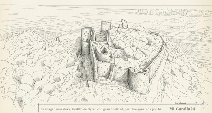 Boceto, Castillo de Byren Gandia