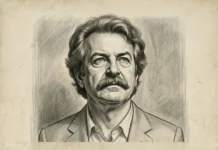 Gandia despide a Josep Piera Jose Piera_Interpretación artística idealizada en homenaje al poeta 2