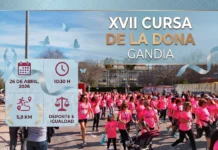 XVII Cursa de la Dona Gandia – mapa del recorrido XVII Cursa de la Dona Gandia