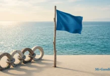 La playa Nord de Gandia logra su 40ª Bandera Azul 40ª Bandera Azul