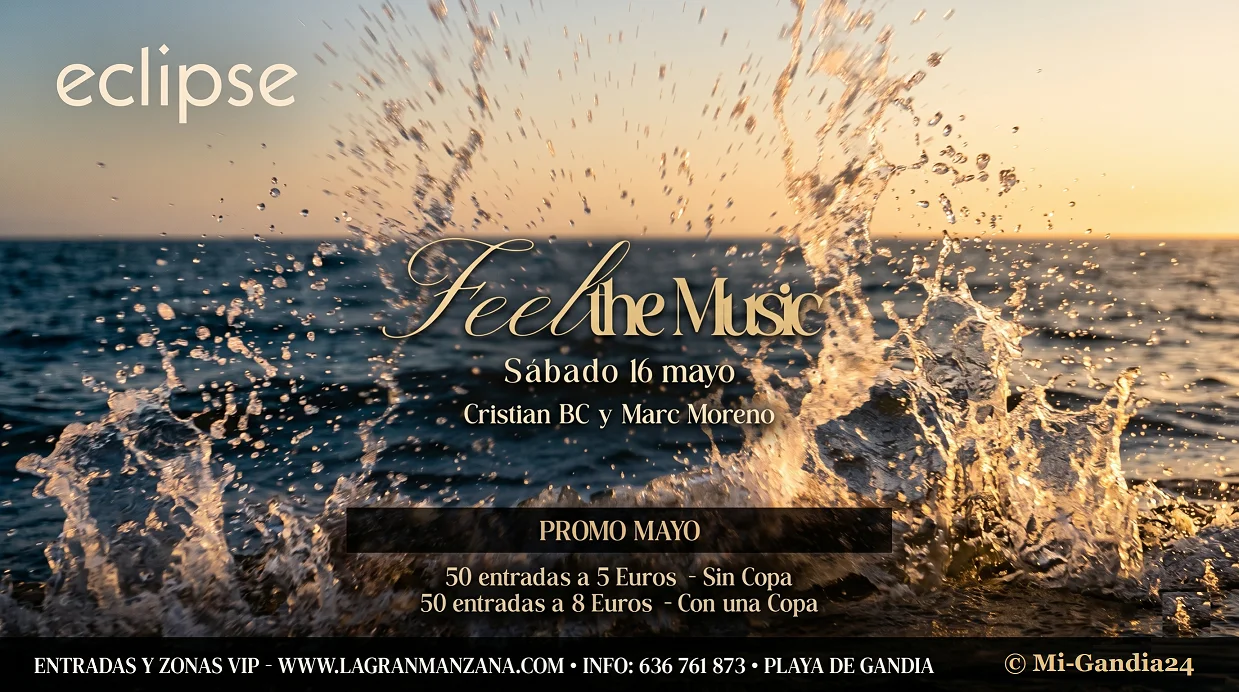 Eclipse Feel the Music Playa de Gandia