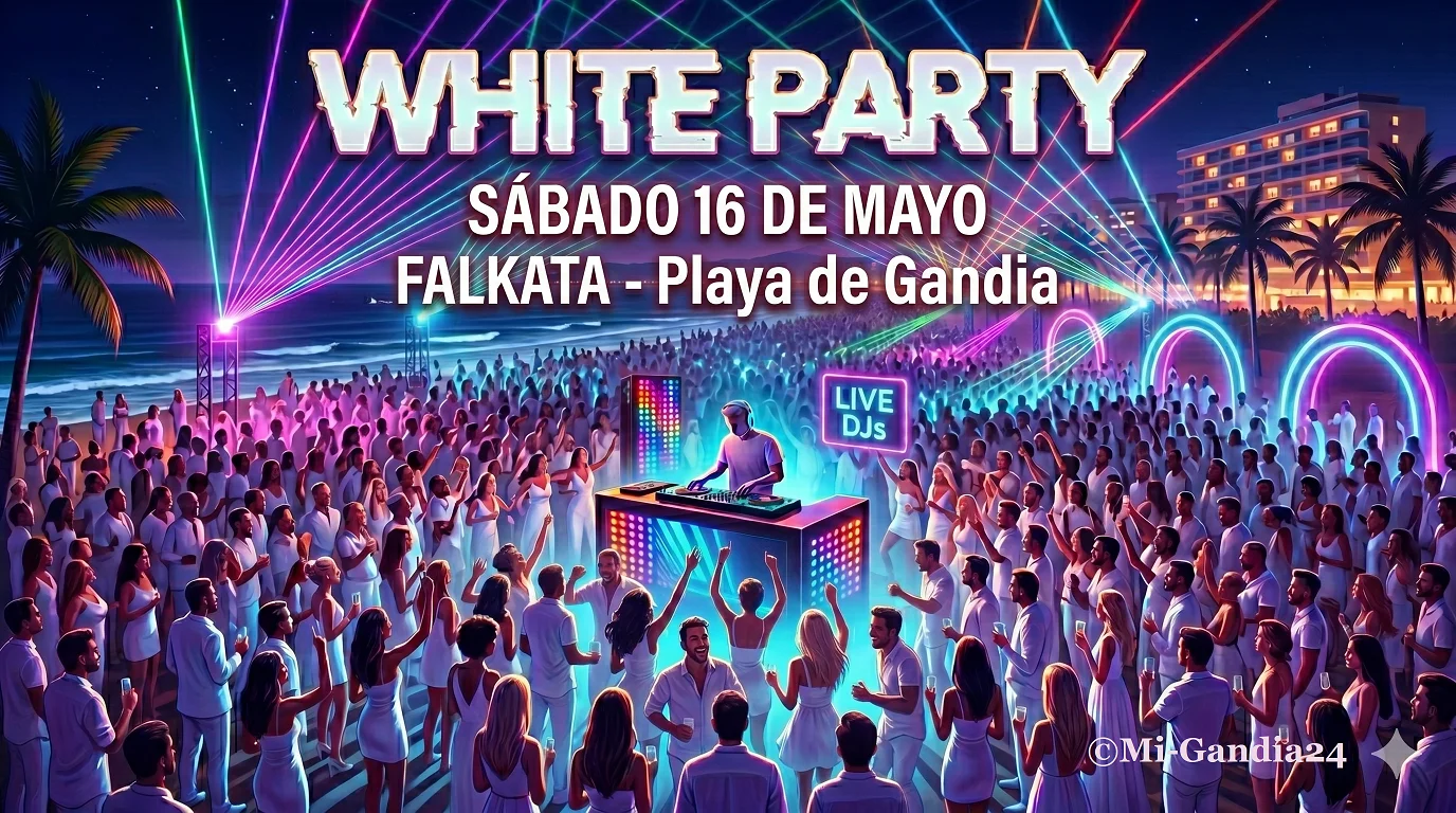 Falkata White Party Playa de Gandia