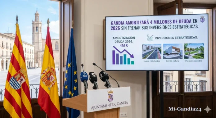 Gandia amortizará 4 millones de deuda