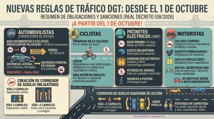 Nuevas obligaciones para conductores Nuevas obligaciones para conductores