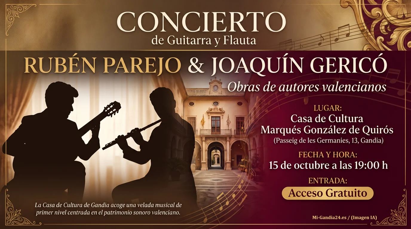 Concierto de Rubén Parejo y Joaquín Gericó en Gandia 3 Concierto de Rubén Parejo y Joaquín Gericó