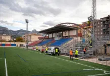 El Camp Municipal de Tavernes se prepara a contrarreloj para recibir al Valencia CF en la Copa del Rey El Camp Municipal