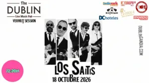 Cartel del concierto de Los Saitis en The Dublin Live Music Pub para la Vermut Session el 18 de octubre de 2026 a las 12:30 h