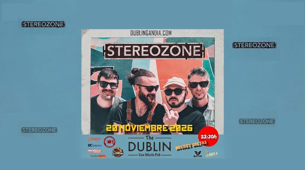 Stereozone en concierto el 20 de noviembre de 2026 a las 23:30 h en The Dublin Live Music Pub